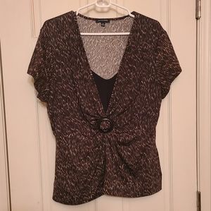 Women's XL Notations blouse